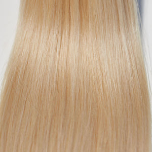 Behair professional Keratin Tip "Premium" 16" (40cm) Natural Straight Beach Blonde #613 - 25g (Micro - 0.5g each pcs) hair extensions