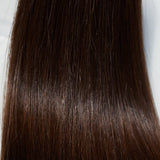 Behair professional Keratin Tip "Premium" 22" (55cm) Natural Straight Dark Brown #3 - 25g (Micro - 0.5g each pcs) hair extensions