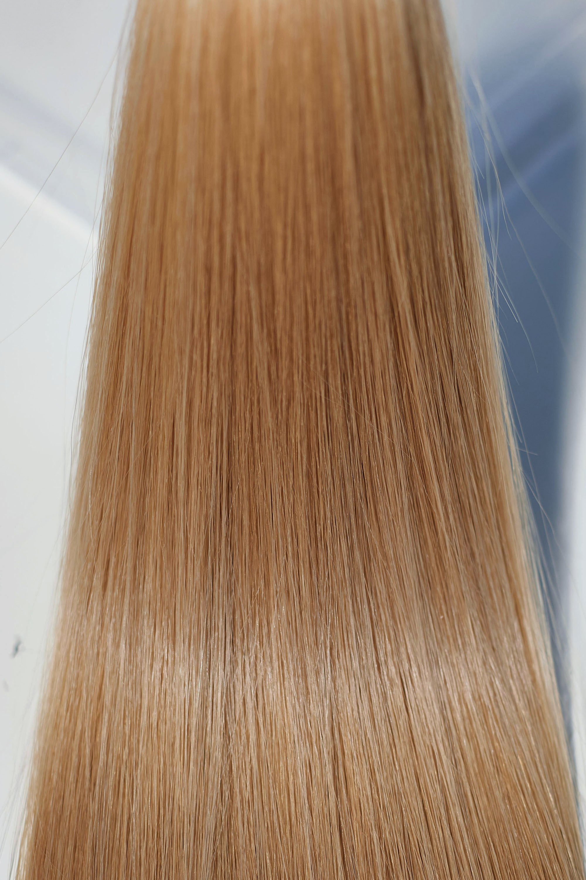 Behair professional Keratin Tip "Premium" 24" (60cm) Natural Straight Gold Sand #18 - 25g (Standard - 0.7g each pcs) hair extensions