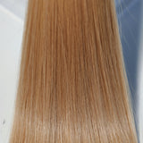 Behair professional Keratin Tip "Premium" 28" (70cm) Natural Straight Gold Sand #18 - 25g (Micro - 0.5g each pcs) hair extensions