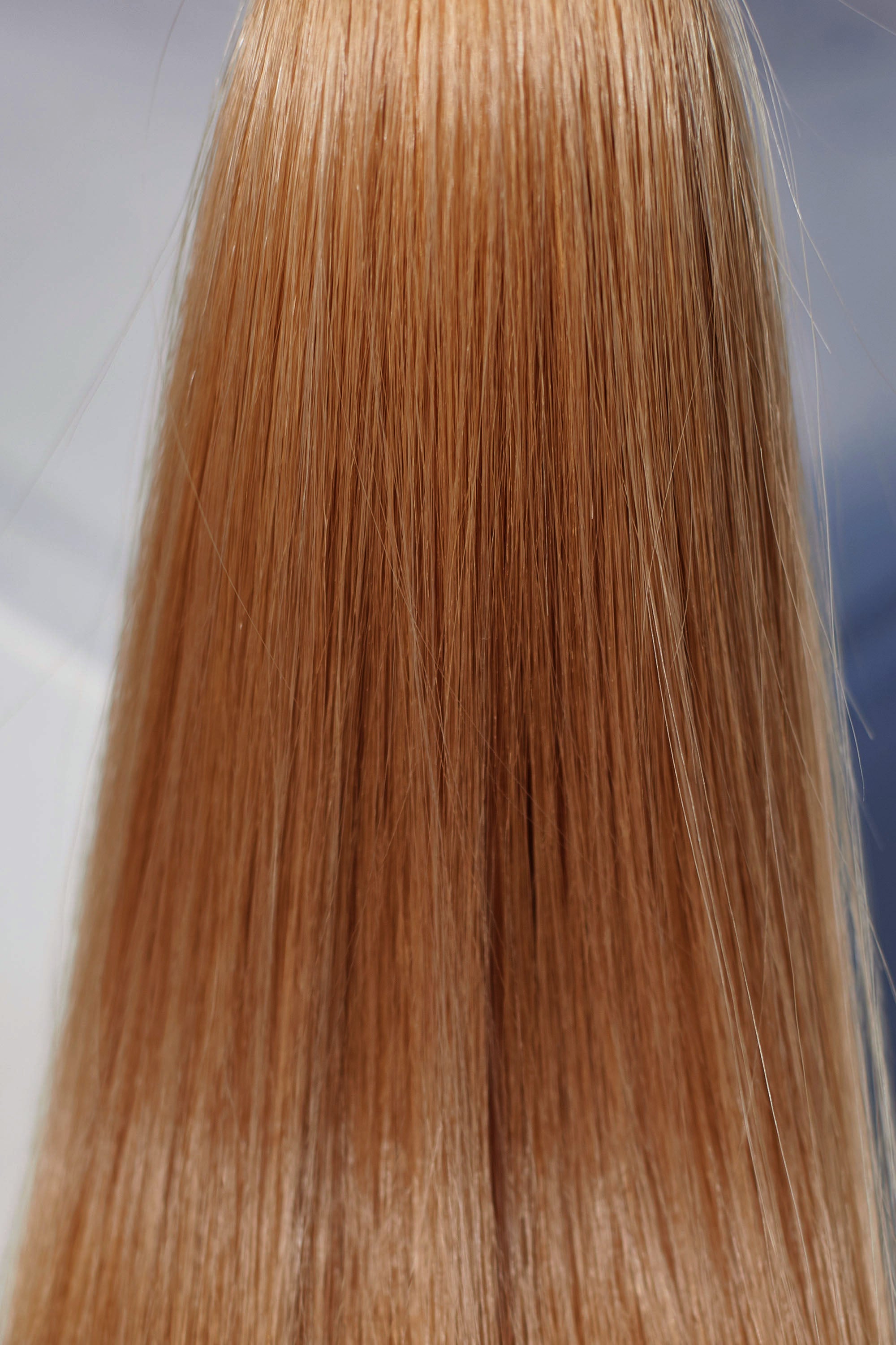 Behair professional Keratin Tip "Premium" 20" (50cm) Natural Straight Honey Wheat #12 - 25g (Standard - 0.7g each pcs) hair extensions