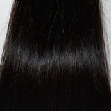 Behair professional Keratin Tip "Premium" 26" (65cm) Natural Straight Jet Black #1 - 25g (Micro - 0.5g each pcs) hair extensions