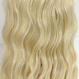 Behair professional Keratin Tip "Premium" 24" (60cm) Natural Wave Ice Blond #000 - 25g (Standard - 0.7g each pcs) hair extensions